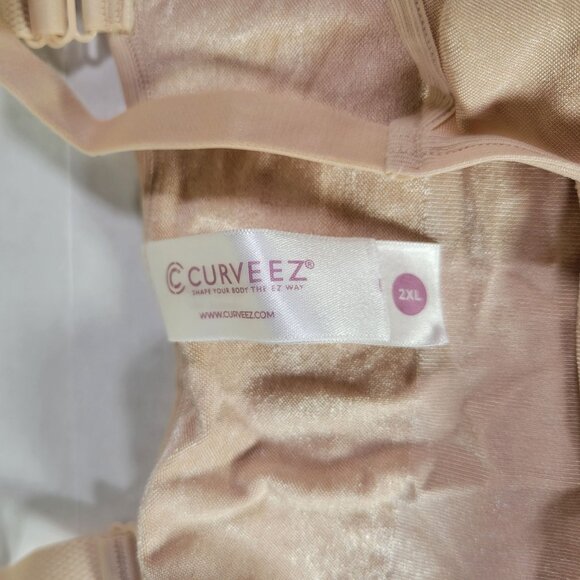 CurvEEZ Gloss Nude Comfort Evolution Full Body Shaper Size 2XL - Picture 3 of 4